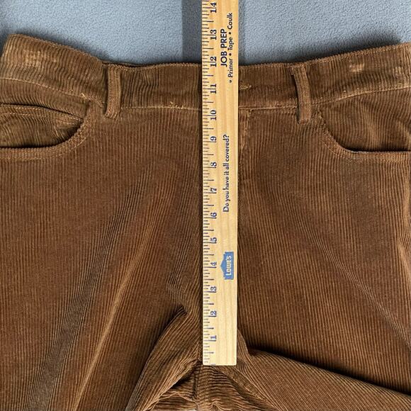 Aelfric Eden Retro Skater Corduroy Pant Mens XXL Brown Elastic Waist Pockets - Picture 8 of 13